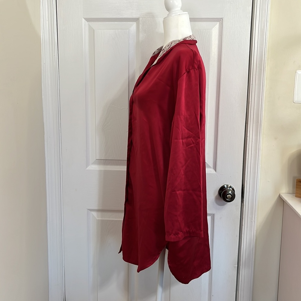 Victoria’s Secret Vintage Gold Label Red Robe - Picture 4 of 9